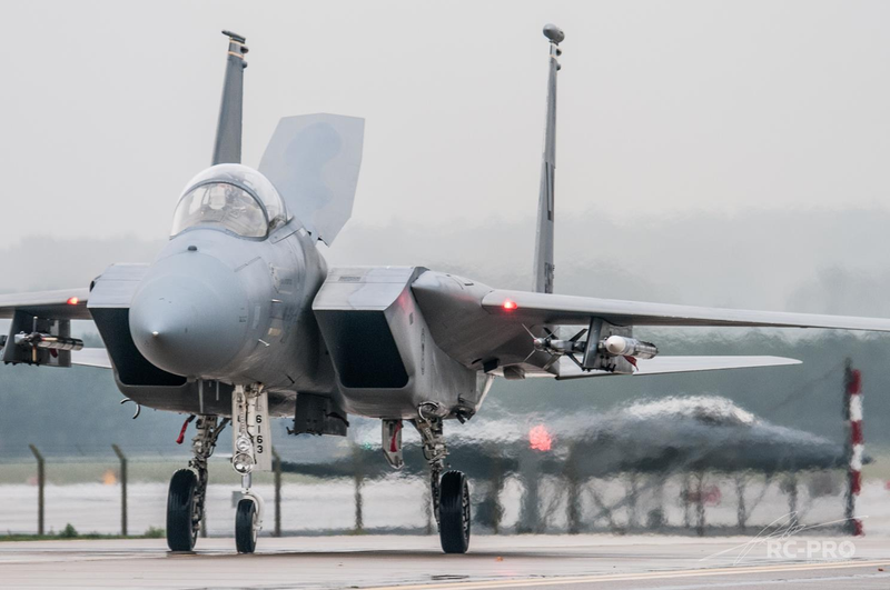 Illustration for article titled This Photo Tour Of The USAF's "Grim Reapers" F-15 Squadron Will Give You Shivers
